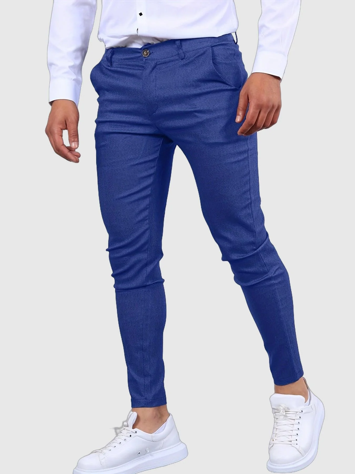 Heren Pantalon Slim Fit met Rechte Pijpen - Afbeelding 2