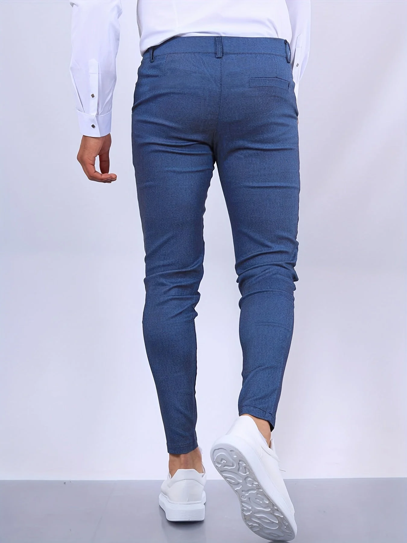 Heren Pantalon Slim Fit met Rechte Pijpen - Afbeelding 5