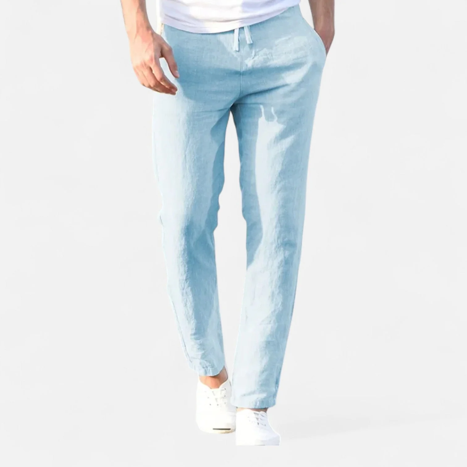 Heren Pantalon met Casual Fit en Elastische Tailleband - Afbeelding 4