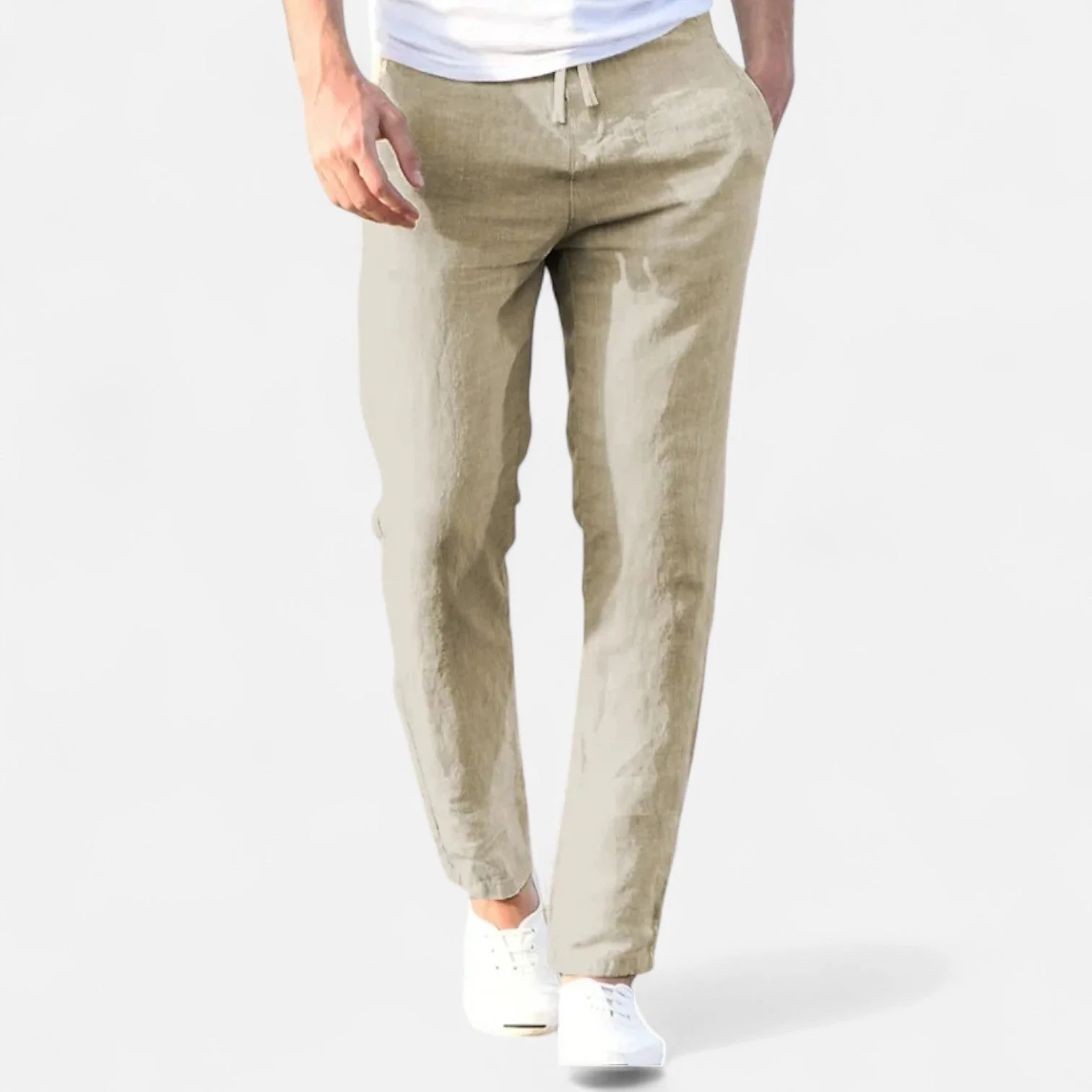Heren Pantalon met Casual Fit en Elastische Tailleband - Afbeelding 7