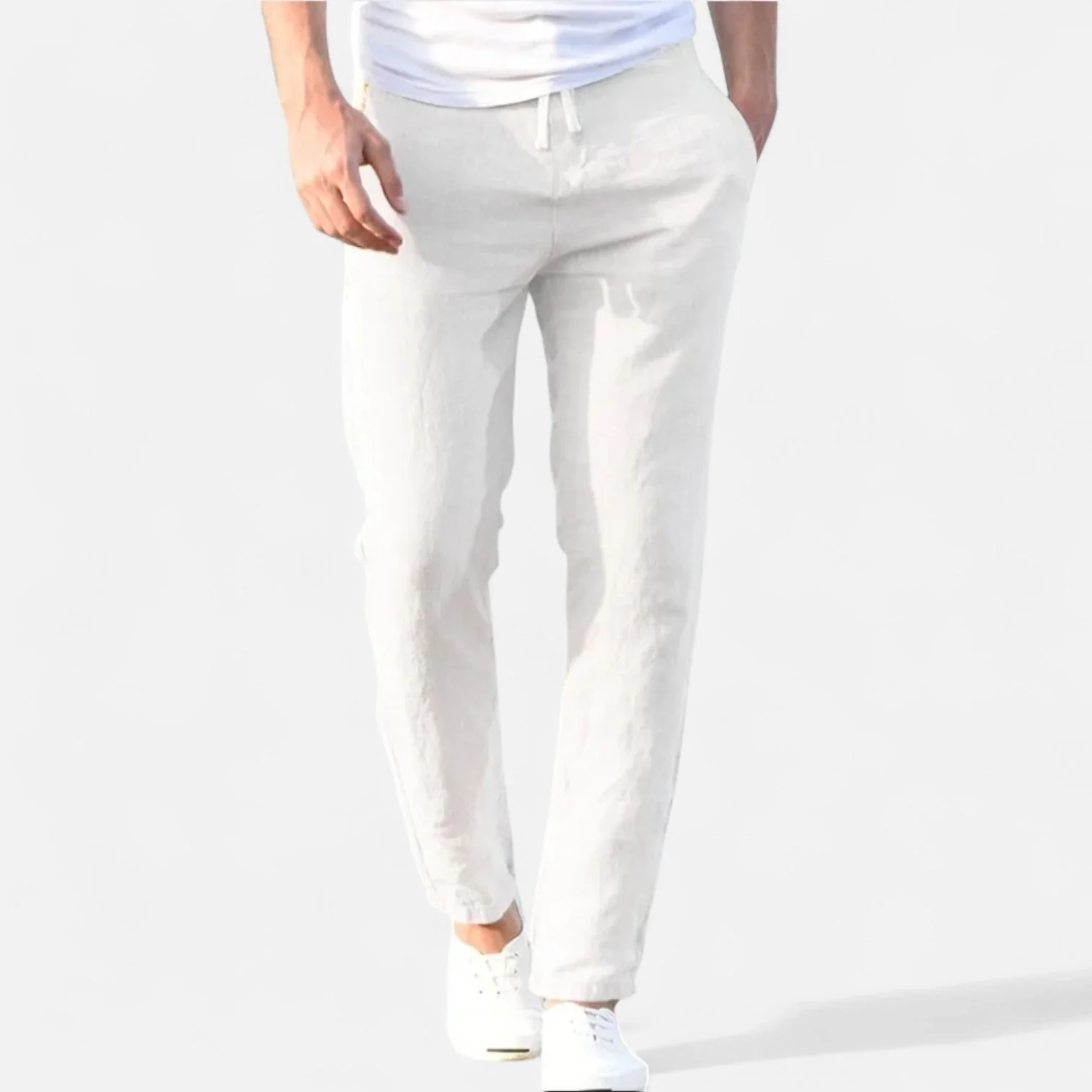 Heren Pantalon met Casual Fit en Elastische Tailleband - Afbeelding 9