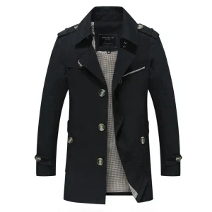 Heren Trenchcoat Waterdicht