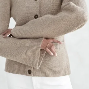 Jaxx | Klassiek Gebreid Vest met Wijde Mouwen