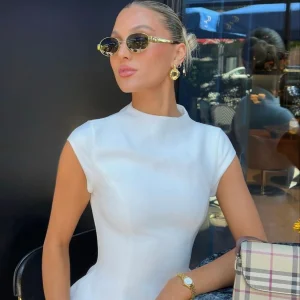 Isya | Vintage Kleine Zonnebril voor Dames – Klassiek & Uniek