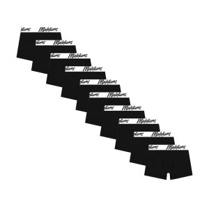 Malelions Junior Boxer 10-Pack | Black/White
