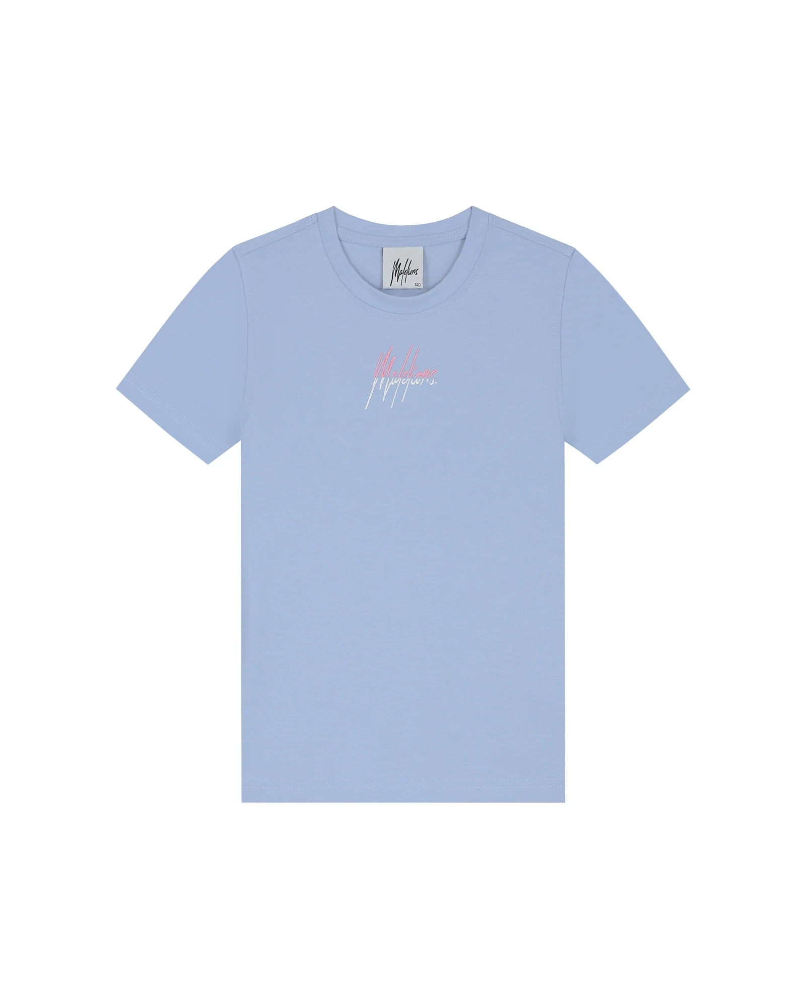 Malelions Junior Girls Kiki T-Shirt | Vista Blue/Light Pink