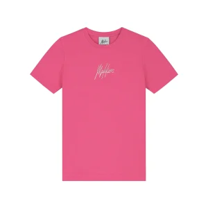 Malelions Junior Girls Kiki T-Shirt | Hot Pink/Humus