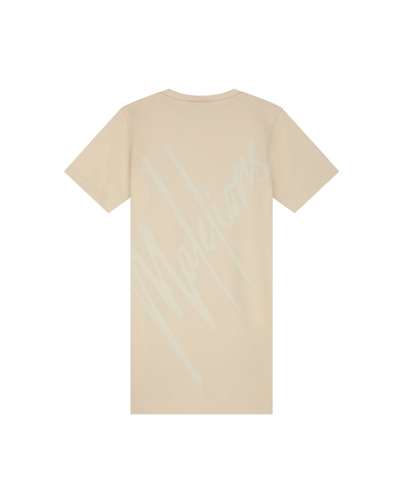 Malelions Junior Girls Firma T-Shirt Dress | Beige - Afbeelding 4