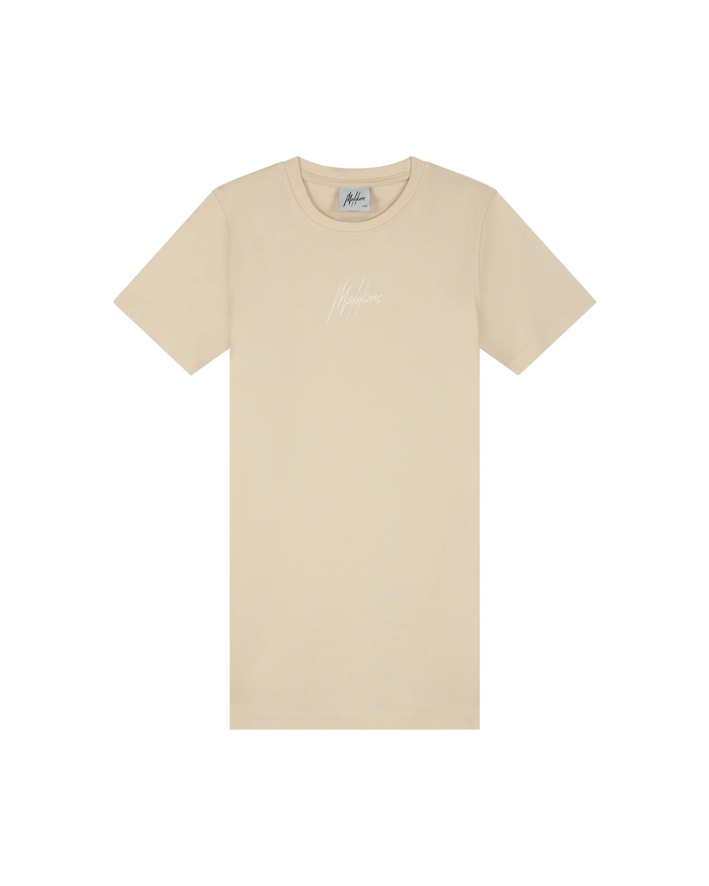 Malelions Junior Girls Firma T-Shirt Dress | Beige - Afbeelding 2
