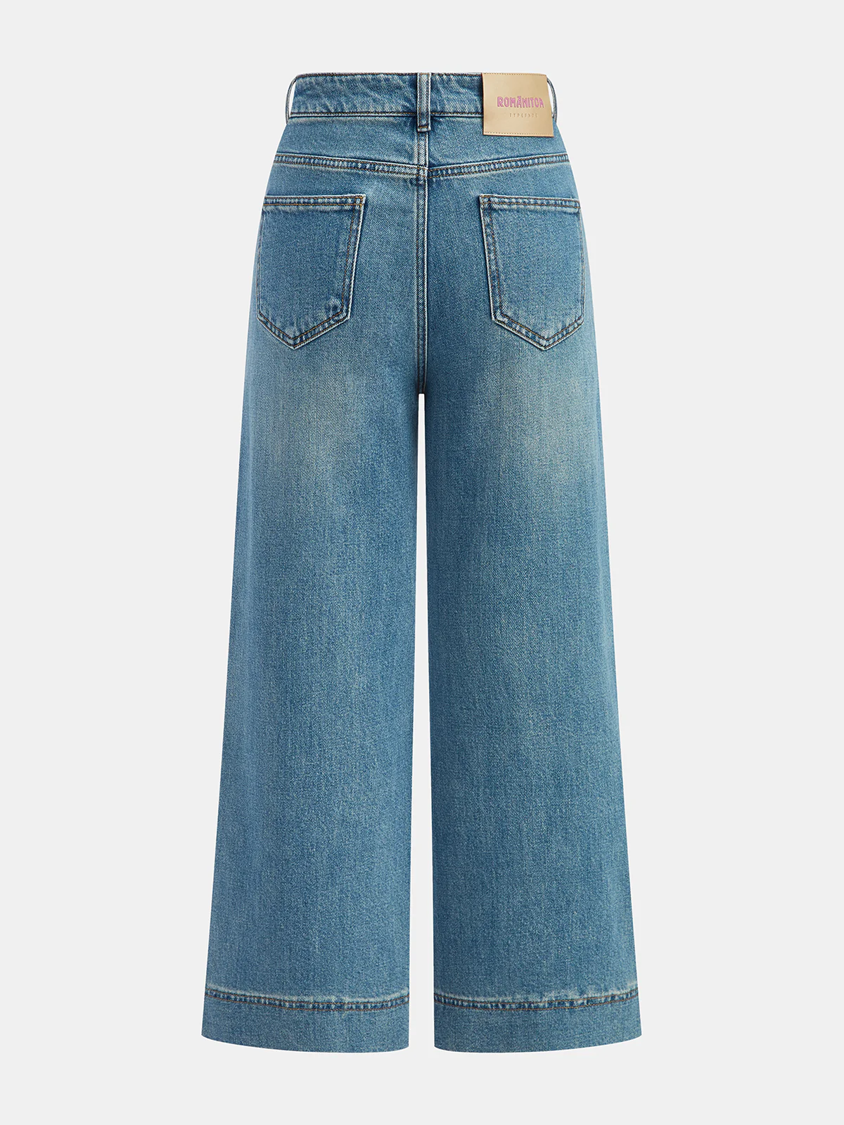 Yara | Hoge Taille Flared Broek Dames - Denim met Wijde Pijpen - Afbeelding 3