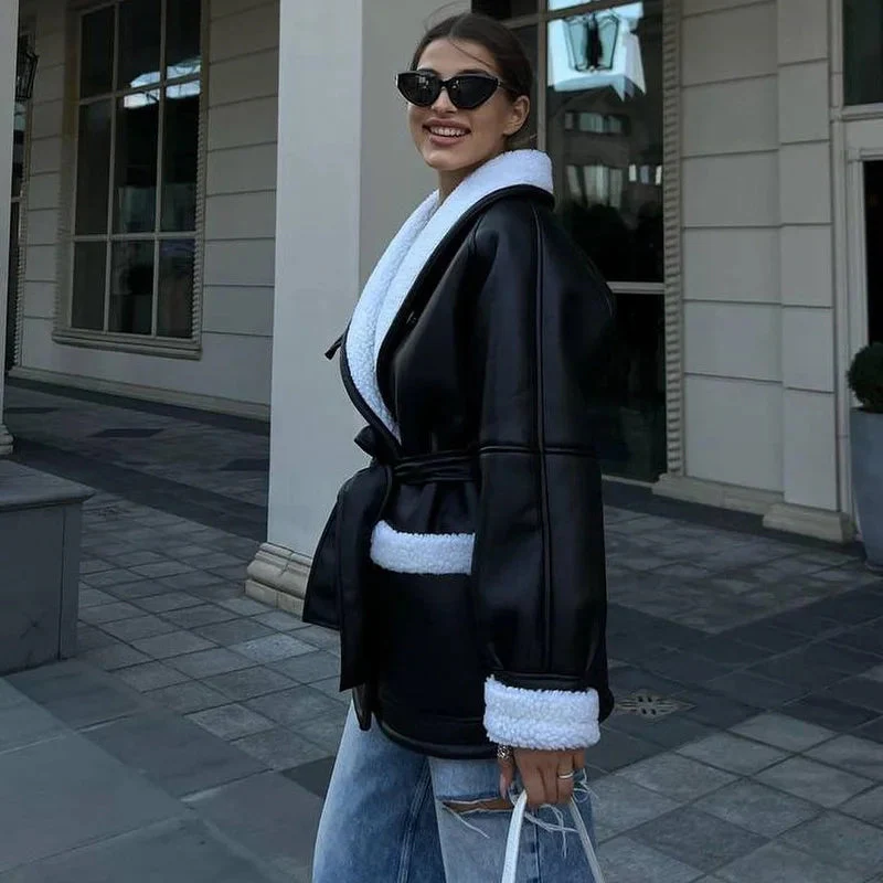 Jalen | Getailleerd Winterjas met Riem, Stijlvol voor de Winter - Afbeelding 5