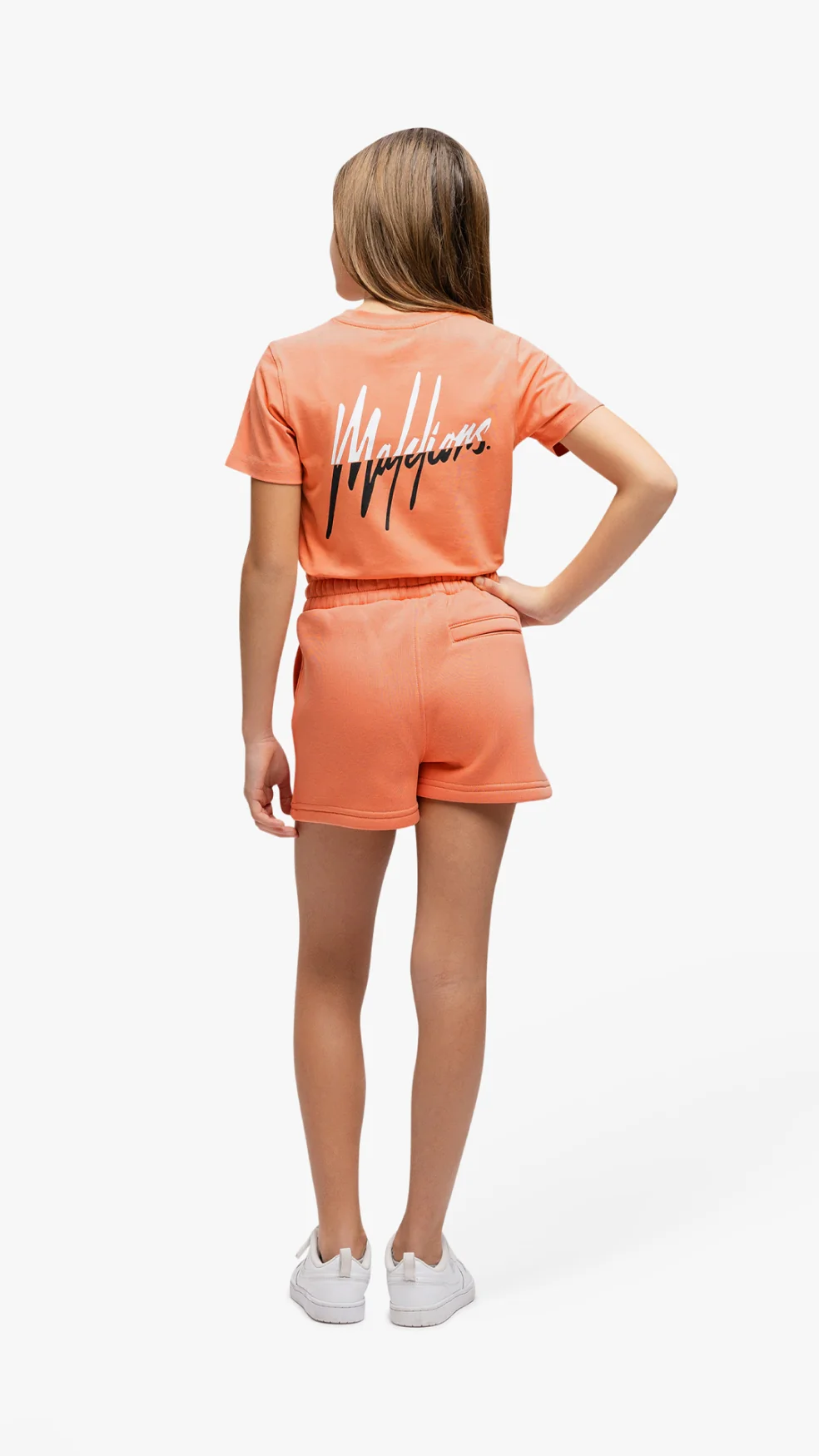 Malelions Junior Girls Kiki Shorts | Soft Coral - Afbeelding 6