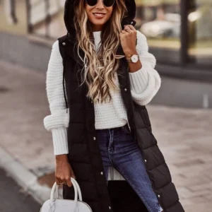 Limea | Dames Lange Bodywarmer Warm - Lichtgewicht, Slim Fit