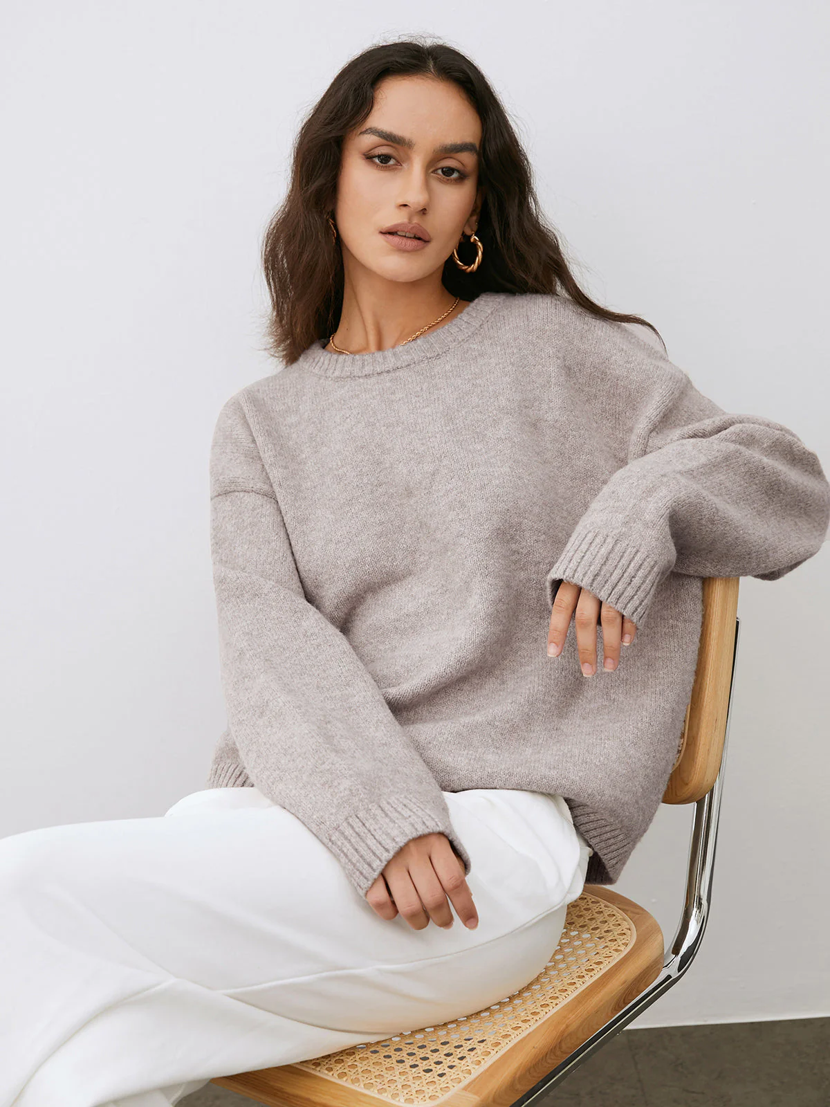 Gricia | Elegante Pullover Dames - Lichtgewicht, Hoge Stretch en Ultra Zacht - Afbeelding 2
