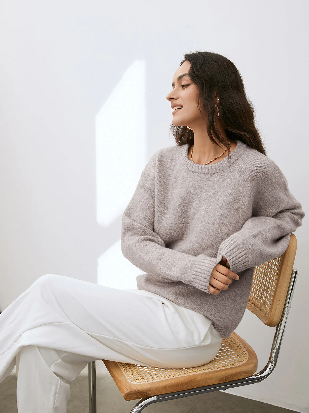 Gricia | Elegante Pullover Dames - Lichtgewicht, Hoge Stretch en Ultra Zacht - Afbeelding 5