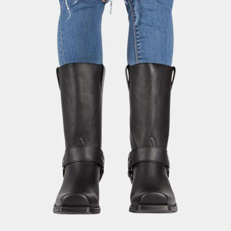 Charlene | Vintage Look Cowboy Boots - Hoogwaardig PU-leer - Afbeelding 3