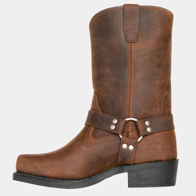 Charlene | Vintage Look Cowboy Boots - Hoogwaardig PU-leer - Afbeelding 7