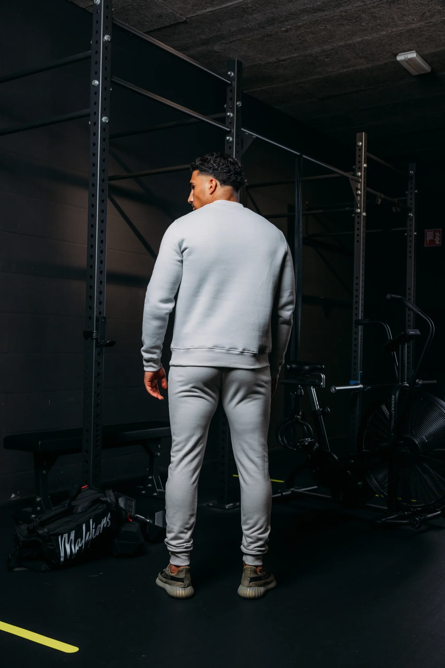 Malelions Sport Logo Sweater | Light Grey - Afbeelding 6