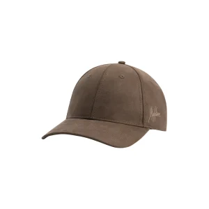 Malelions Men Suede Signature Cap | Stone Brown
