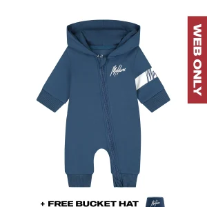 Malelions Baby Captain Tracksuit | Navy