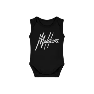 Malelions Baby Signature Bodysuit | Black
