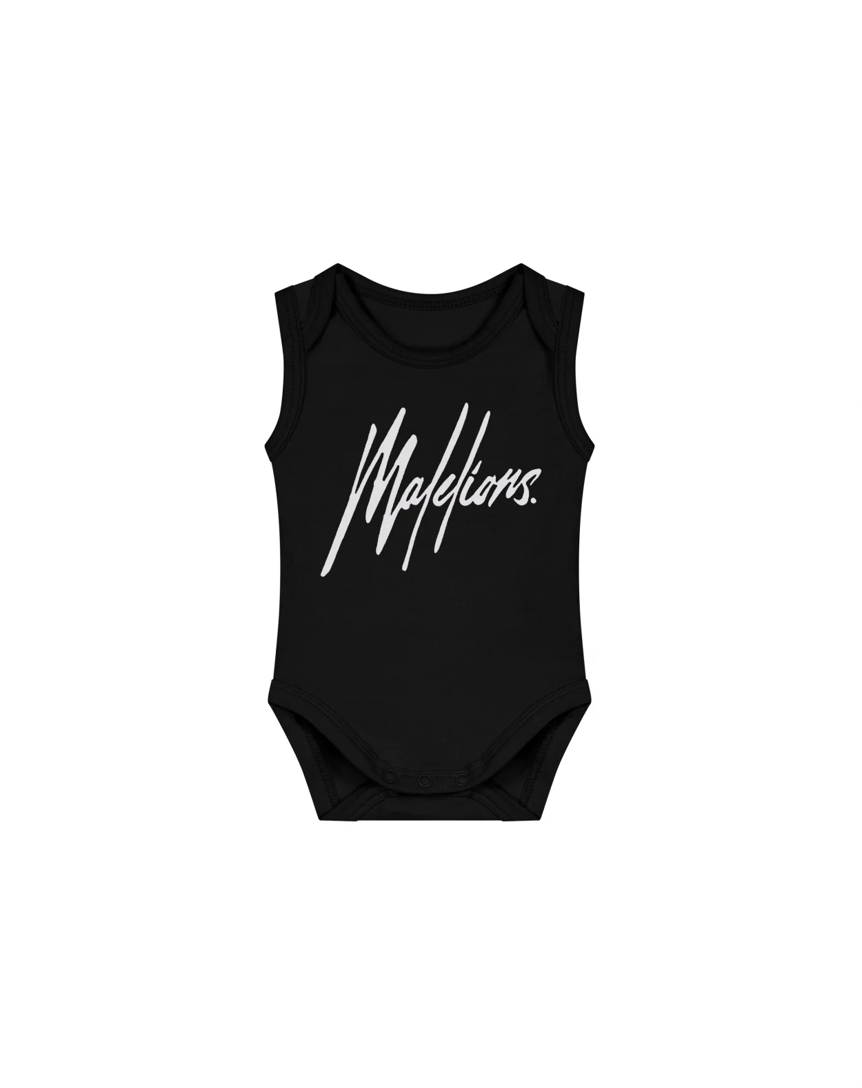 Malelions Baby Signature Bodysuit | Black - Afbeelding 2