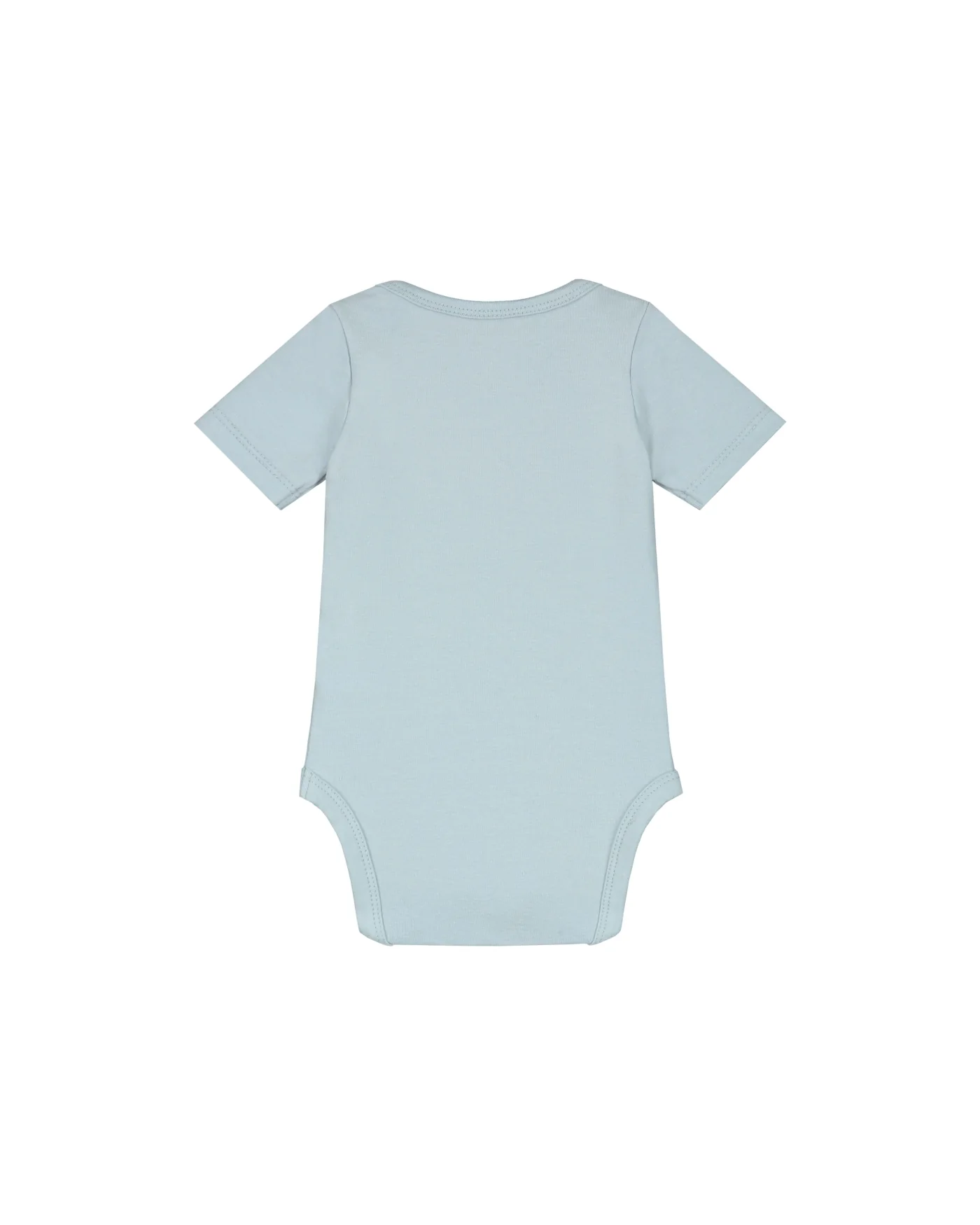Malelions Baby Signature Shortsleeve Bodysuit | Light Blue - Afbeelding 3