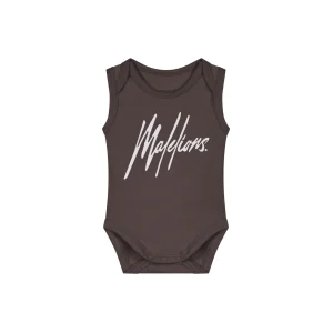 Malelions Baby Signature Bodysuit | Brown