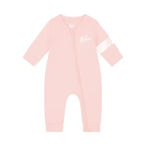 Malelions Baby Crewneck Tracksuit | Light Pink
