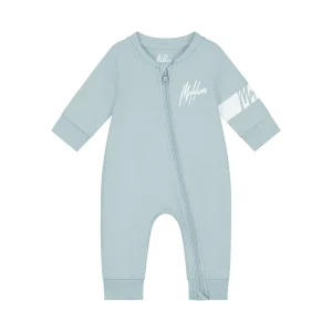 Malelions Baby Crewneck Tracksuit | Light Blue