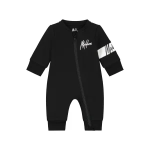 Malelions Baby Crewneck Tracksuit | Black