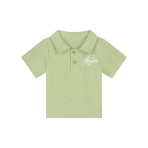 Malelions Baby Mousseline Polo | Grass Green