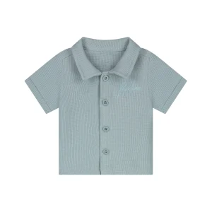 Malelions Baby Waffle Shirt | Dusty Green