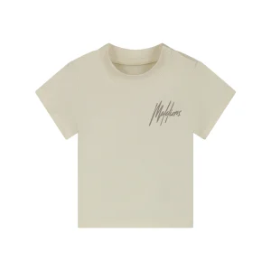 Malelions Baby Signature T-Shirt | Cream