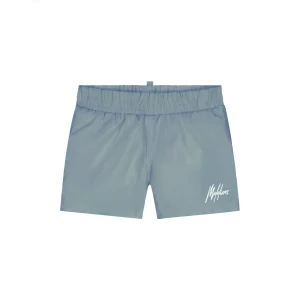 Malelions Baby Signature Swim Shorts | Whale Blue