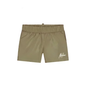 Malelions Baby Signature Swim Shorts | Latte
