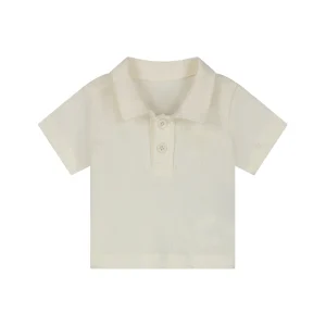 Malelions Baby Linen Polo | Cream