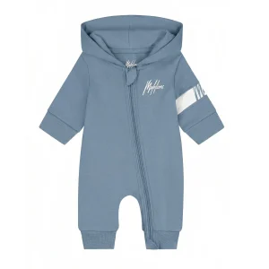 Malelions Baby Signature Tracksuit | Whale Blue