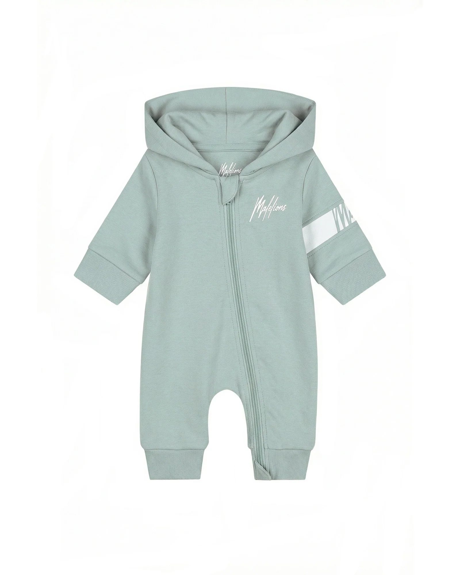 Malelions Baby Signature Tracksuit | Dusty Green - Afbeelding 2