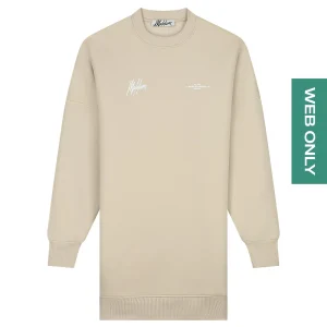 Malelions Women Members Sweater Dress | Cream