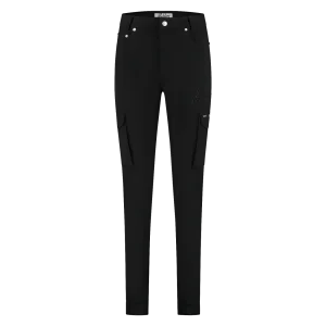 Malelions Women Signature Cargo Pants | Black
