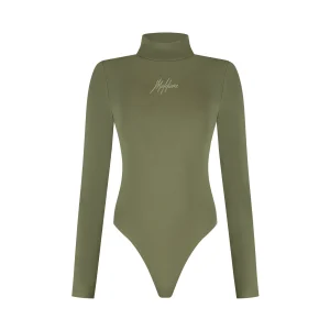 Malelions Women Signature Bodysuit | Army Green