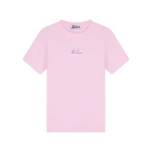 Malelions Women Kiki T-Shirt | Blush Pink/Magenta