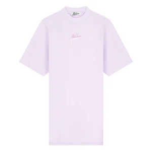 Malelions Women Kiki T-Shirt Dress | Soft Lilac/Magenta