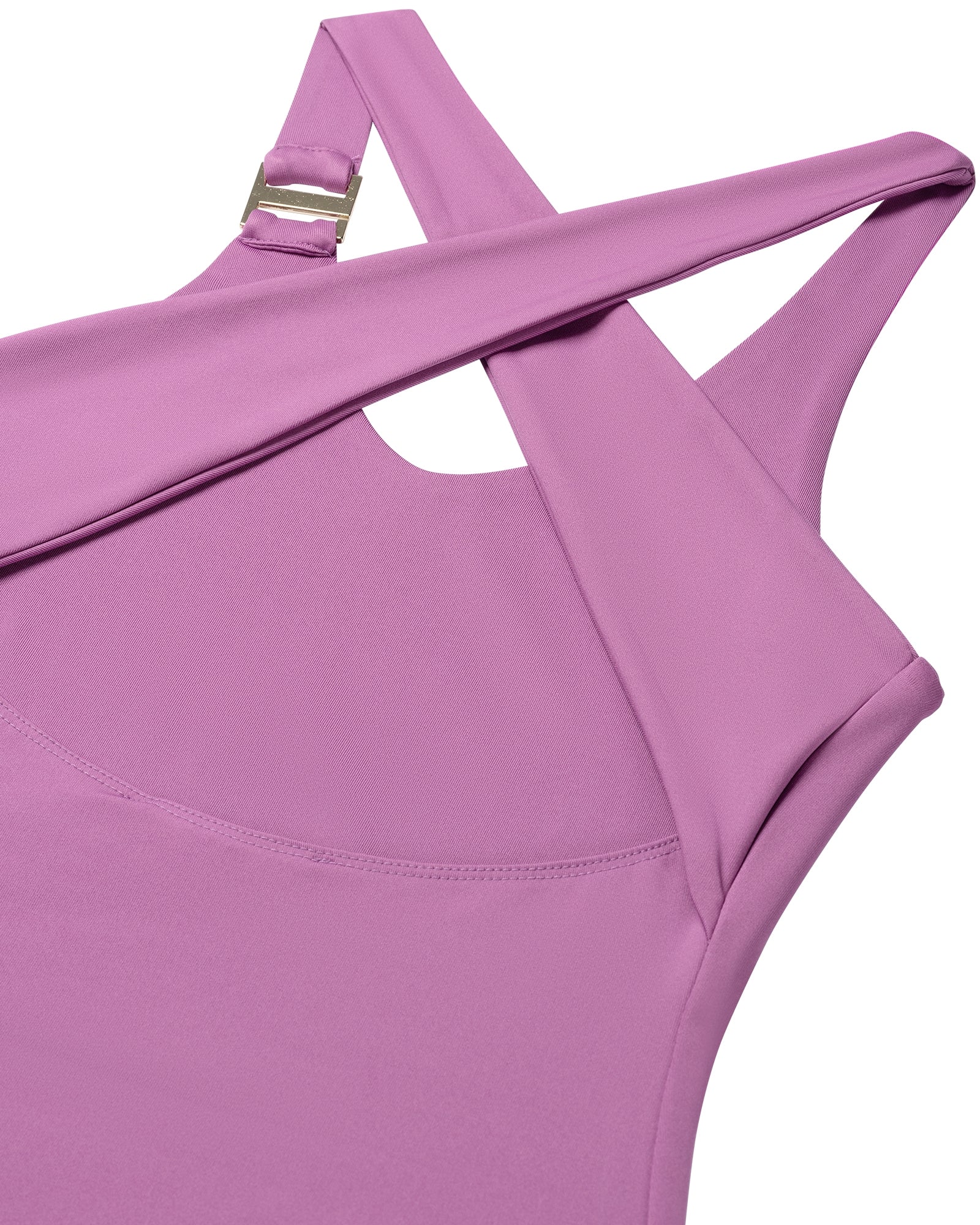 Malelions Women Cross Back Bodysuit | Magenta - Afbeelding 8