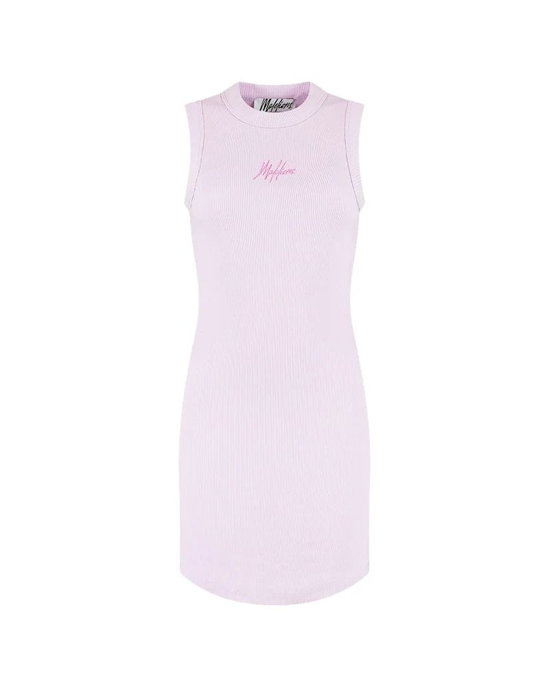 Malelions Women Signature Cut-Out Dress | Soft Lilac - Afbeelding 2