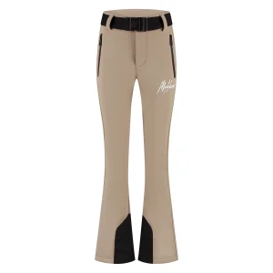 Malelions Women Ski Nordic Pants | Taupe