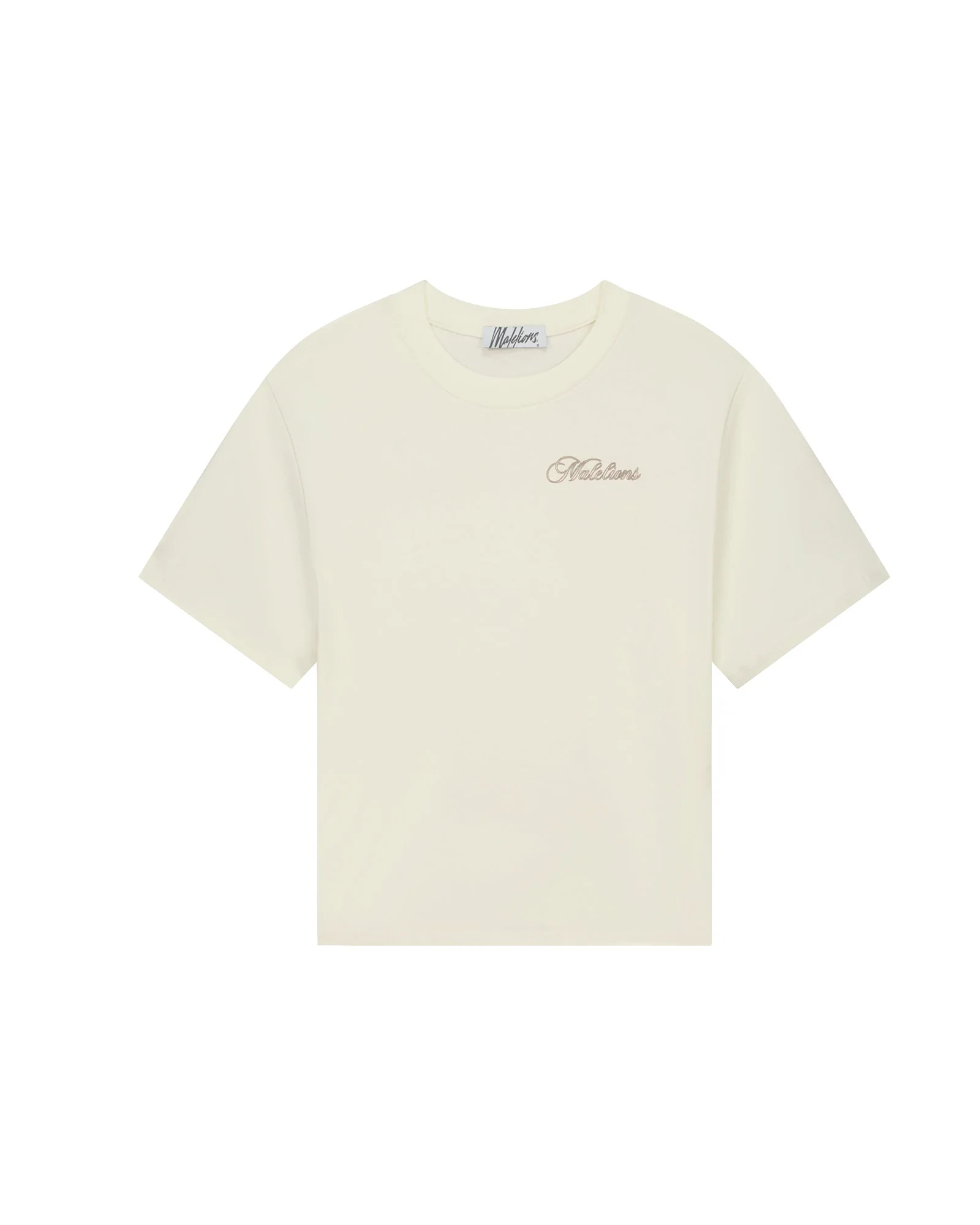 Malelions Women Kylie T-Shirt | Off-White - Afbeelding 2