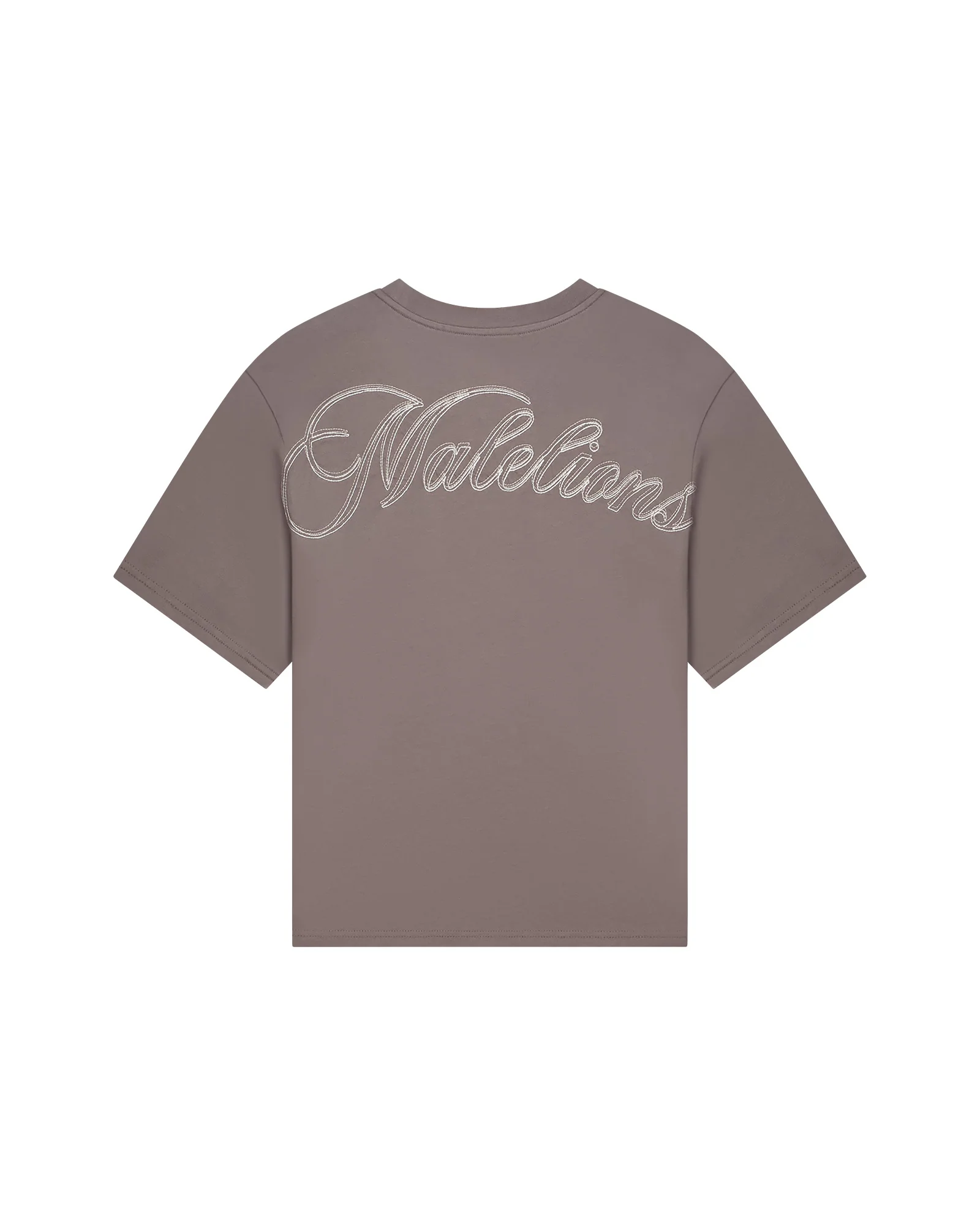 Malelions Women Kylie T-Shirt | Stone Brown - Afbeelding 4