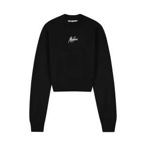 Malelions Women Knit Sweater | Black